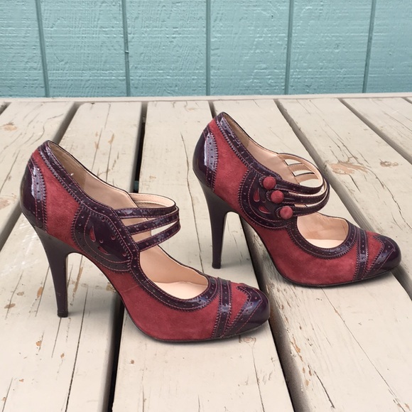 Red purple Mary Jane Pour La Victoire 8.5 - Picture 6 of 14